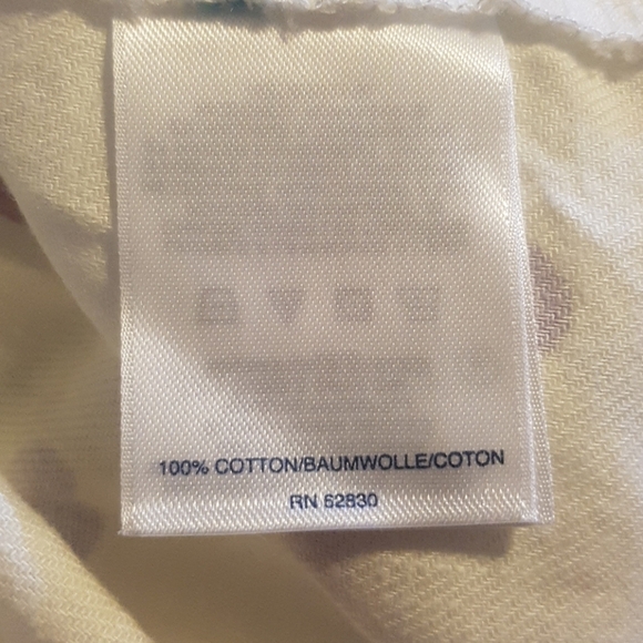 Lands' End girls size 12 flannel button down, New - Picture 5 of 5